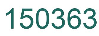 Number 150363 green image