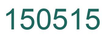 Número 150515 imagen verde