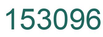 Number 153096 green image
