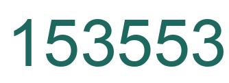 Number 153553 green image