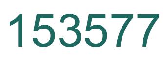 Number 153577 green image