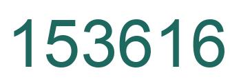 Número 153616 imagen verde