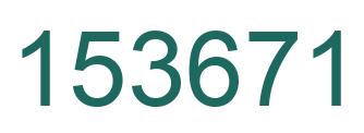 Número 153671 imagen verde