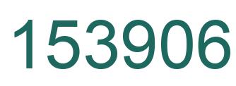 Number 153906 green image
