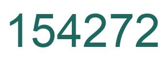 Number 154272 green image