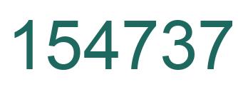Número 154737 imagen verde