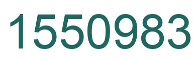 Number 1550983 green image