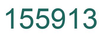 Number 155913 green image
