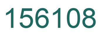 Number 156108 green image