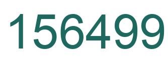 Number 156499 green image