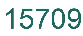 Number 15709 green image
