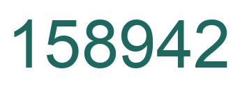 Number 158942 green image
