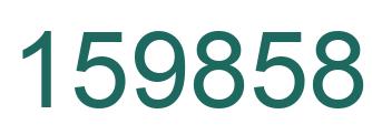 Number 159858 green image