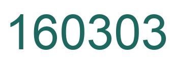 Number 160303 green image