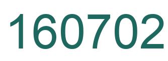 Number 160702 green image