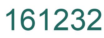 Number 161232 green image