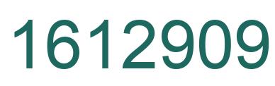 Number 1612909 green image