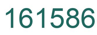 Number 161586 green image