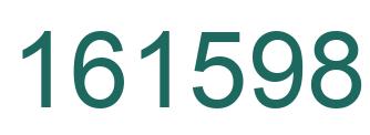 Number 161598 green image
