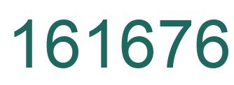 Number 161676 green image