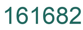 Number 161682 green image