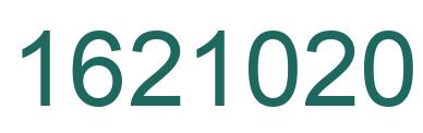 Number 1621020 green image