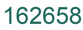 Number 162658 green image