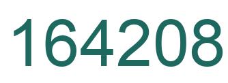 Number 164208 green image