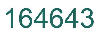 Número 164643 imagen verde