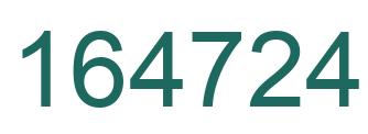 Número 164724 imagen verde