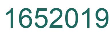 Number 1652019 green image