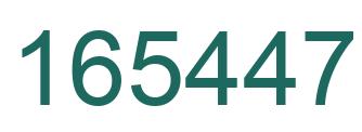 Número 165447 imagen verde