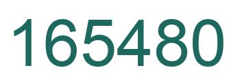 Número 165480 imagen verde