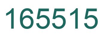 Number 165515 green image