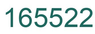 Number 165522 green image
