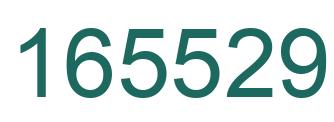 Number 165529 green image