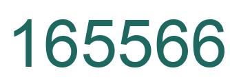 Number 165566 green image