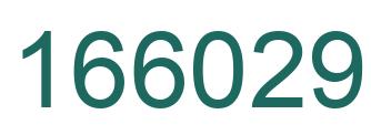 Number 166029 green image