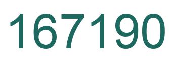 Number 167190 green image