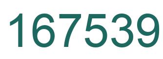 Número 167539 imagen verde