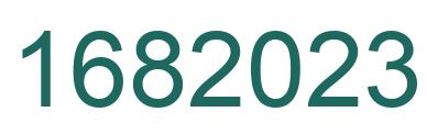 Number 1682023 green image