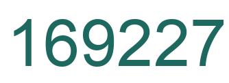 Number 169227 green image