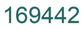 Number 169442 green image