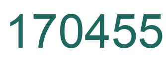 Number 170455 green image