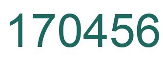 Número 170456 imagen verde