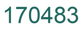 Número 170483 imagen verde