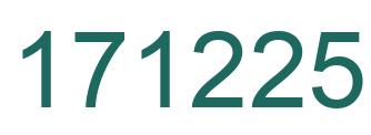 Number 171225 green image