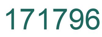 Number 171796 green image