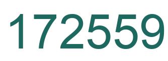 Number 172559 green image