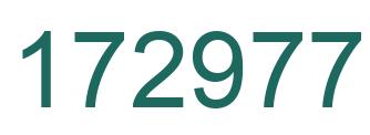 Number 172977 green image